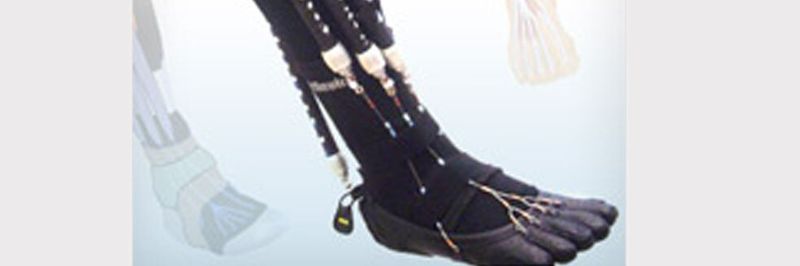 Ein Roboter am Unterschenkel trainiert und stärkt die Muskulatur von gelähmten Patienten.