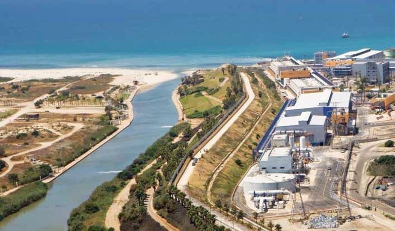 Hadera, Israel - the largest operating SWRO plant in the world with a capacity of 127M m3/year