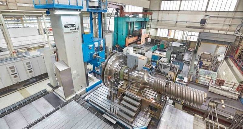 Die auf dem Großbohrwerk Wotan Rapid 6 gefertigten Bauteile müssen sehr genau bearbeitet werden.