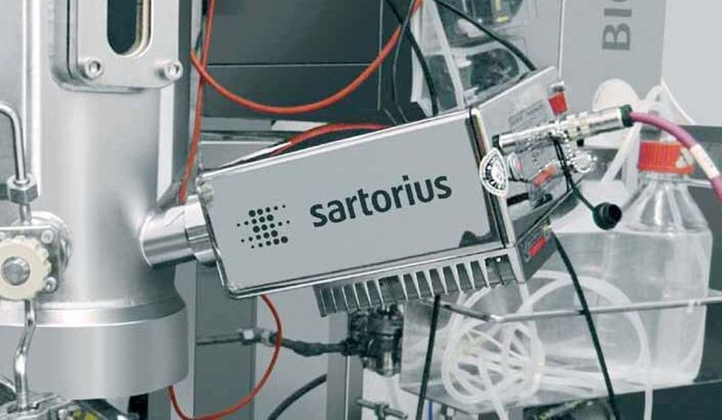 NIR spectrometer at the reactor