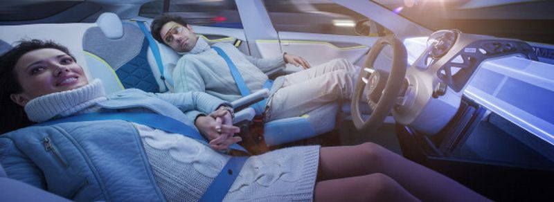 Das Konzeptfahrzeug „XchangE“: Mit der vollelektrisch angetriebenen Reise-Limousine zeigt die Schweizer Ideenschmiede Rinspeed auf dem Genfer Auto-Salon die Zukunft des autonomen Fahrens.
