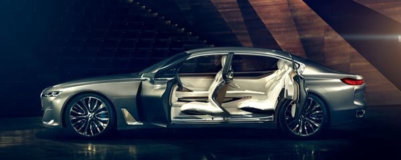 BMW zeigt mit der „Vision Future Luxury“ in China seine Vorstellung einer Oberklasselimousine.