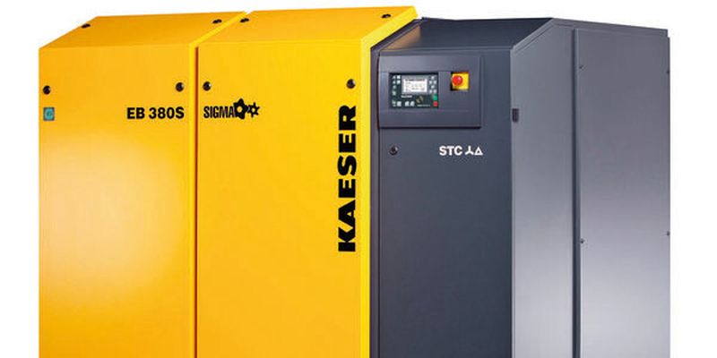 Bild 1: Das neue Schraubengebläse EBS spart im Vergleich zu Drehkolbengebläsen bis zu 25 % Energie.