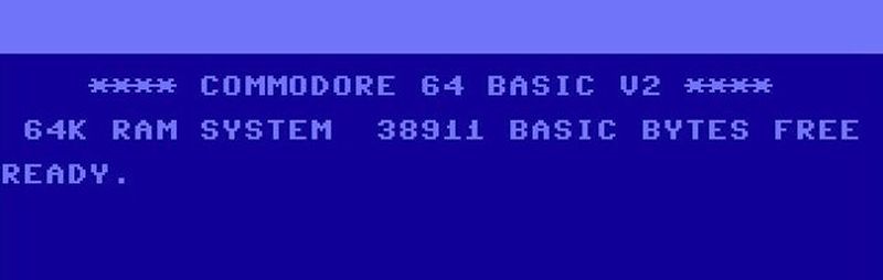 Der Startbildschirm des Commodore 64: So haben die meisten Computer-User in den achtziger Jahren die Programmiersprache BASIC kennengelernt.