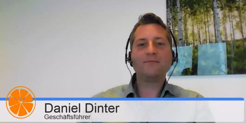 Diesmal im IT-BUSINESS Hangout: Daniel Dinter, Geschäftsführer Netzorange IT-Dienstleistungen.