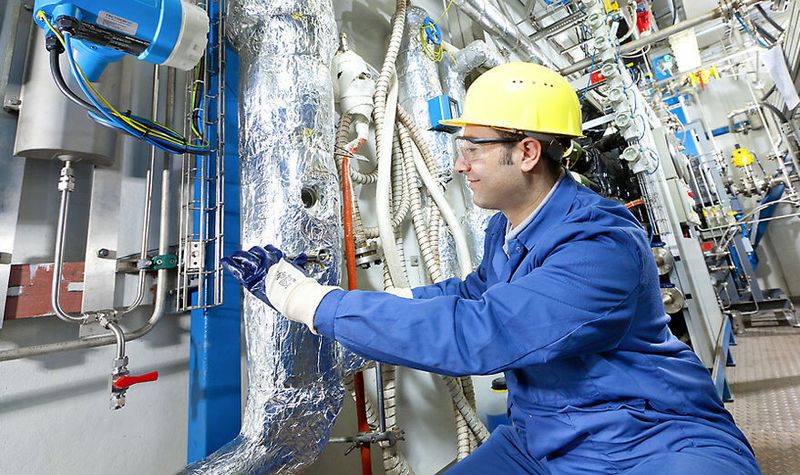 Blick in die Pilotanlage Dream Production am Standort Leverkusen. Nach diesem Vorbild entsteht in Dormagen nun eine ganze Produktionsstraße