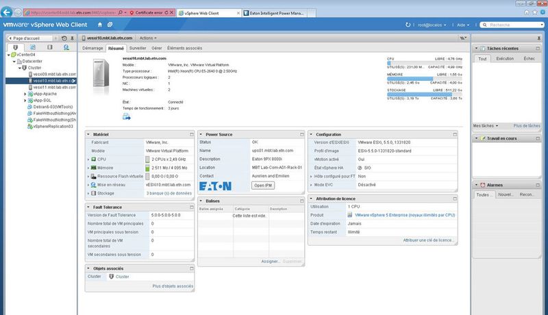 Intelligent Power Manager (IPM) von Eaton erlaubt die Integration des Stromversorgungs-Managments in virtualisierte Umgebungen.
