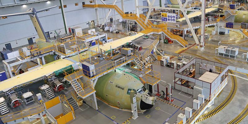 Bild 1: Unter dem Dach der EU-Initiative „Fabriken der Zukunft“ entwickeln europäische Forschungs- und Industriepartner mobile Assistenzroboter für den Flugzeugbau.