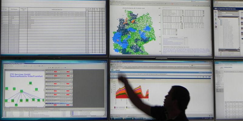 Im Network Operations Center (NOC) von ZTE laufen alle Fäden zusammen.
