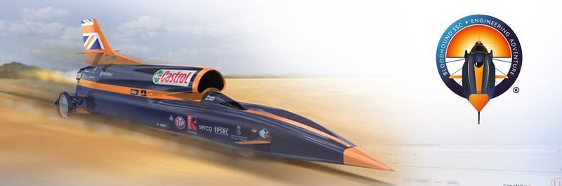 In dem Raketenauto des Bloodhound-Projektes kommt das kapazitive Messsystem capaNCDT 6200 von Micro-Epsilon zum Einsatz.