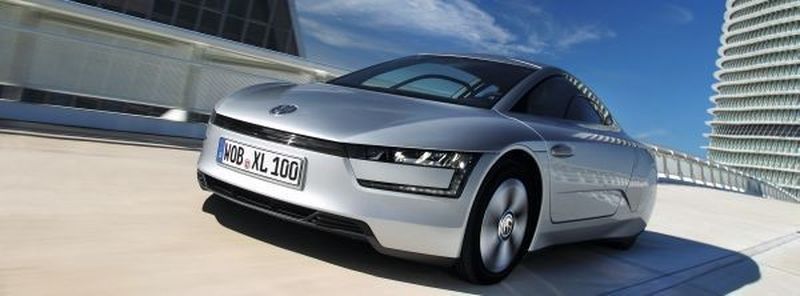 Der VW XL1: das Hybridfahrzeug braucht nur 0,9 Liter Sprit auf 100 Kilometern