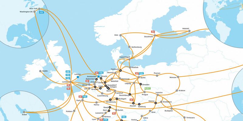 Das VDC liefert Rechen- und Speicherleistungen und ist in die Struktur von Interoutes internationalem MPLS-Netz und Internet-Backbone integriert.