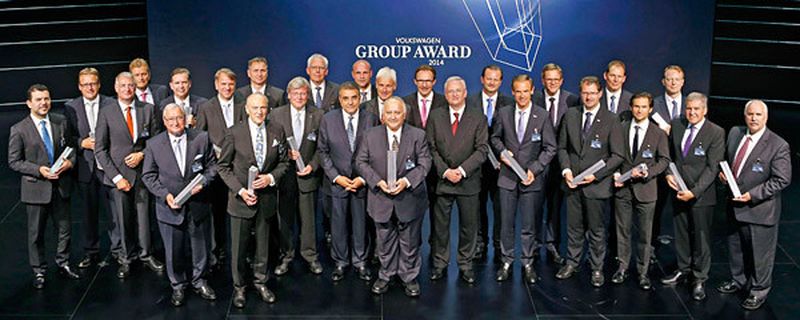 Volkswagen hat seine besten Lieferanten ausgezeichnet. Der „Volkswagen Group Award 2014“ ging an insgesamt 18 Lieferanten des Konzerns.