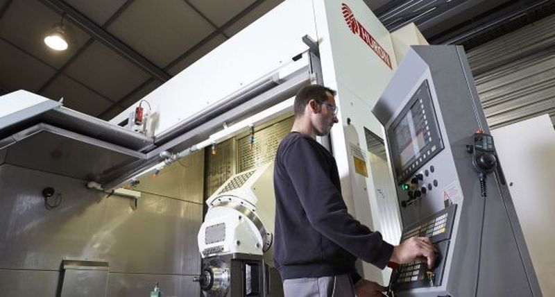 Das Fräszentrum bearbeitet Teile bis zu einem Volumen von 2,25 m³.