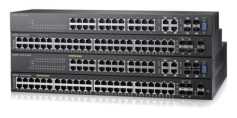 Zyxel hat die GS2210-Switches für bandbreitenintensive Services wie VoIP, Videokonferenzen, IP-Überwachung und IPTV konzipiert.
