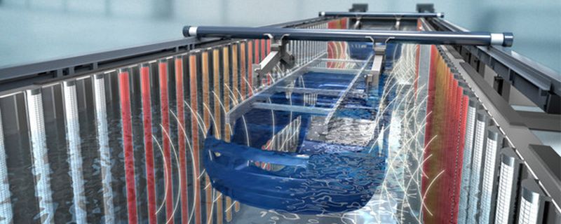 Die Technologie erzeugt mit ihrer modularen Anodensteuerung ein mit der Karosse mitlaufendes Spannungsprofil im Tauchbad.