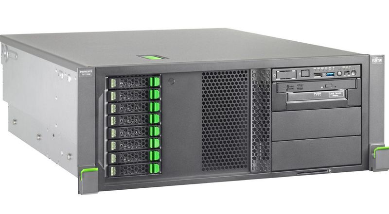 Die Rack-Variante des Primergy-Servers von Fujitsu, RX1330 M1, die jetzt auf den Markt kommt.