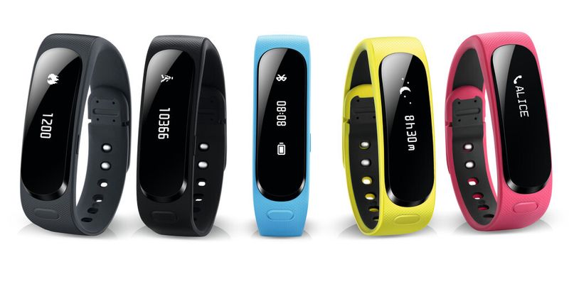Das Talkband B1 von Huawei gibt es ab sofort in fünf verschiedenen Farben im Handel.