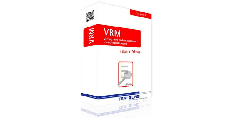 Die Softwarelösung VRM Vertrags- und Risikomanagement/Dienstleistersteuerung ermöglicht mittelständischen Unternehmen oder Behörden die zentrale Verwaltung sämtlicher Verträge und der damit verbundenen finanziellen Verpflichtungen.
