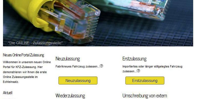 Das Internet-Portal von Boll und Partner soll die Online-Kfz-Zulassung erleichtern.