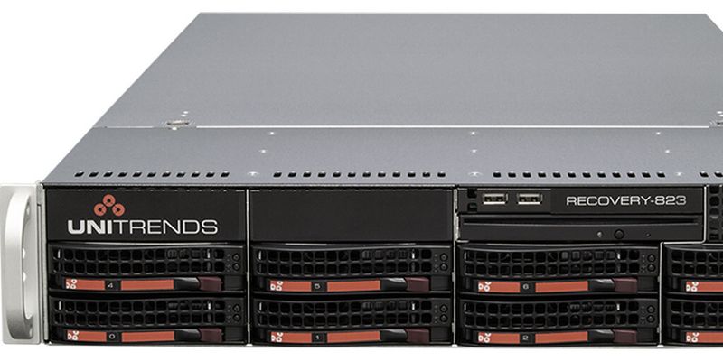 Backup- und Archivierungsappliance Recovery-823 mit Bit-Level Deduplizierung.