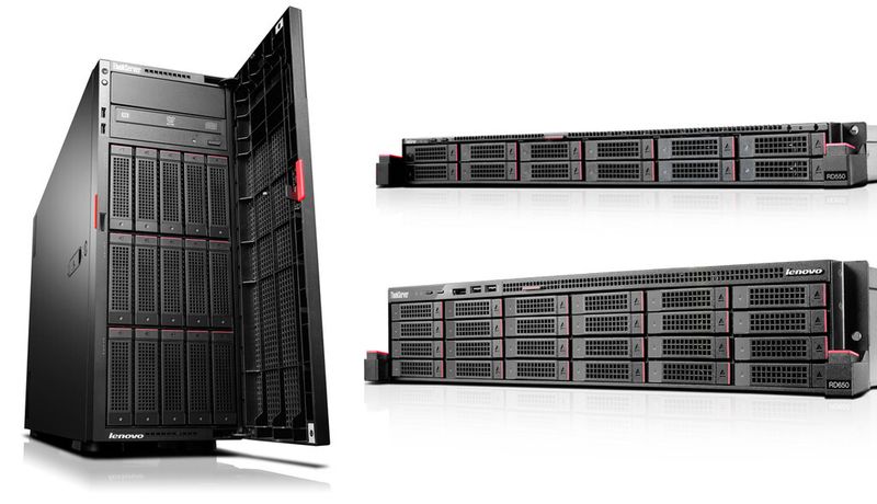 Lenovo hat zwei neue Rack- und einen neuen Tower-ThinkServer vorgestellt.