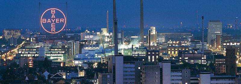 Der Chemiepark in Leverkusen ist Sitz des Bayer-Konzerns und Produktionsstandort.