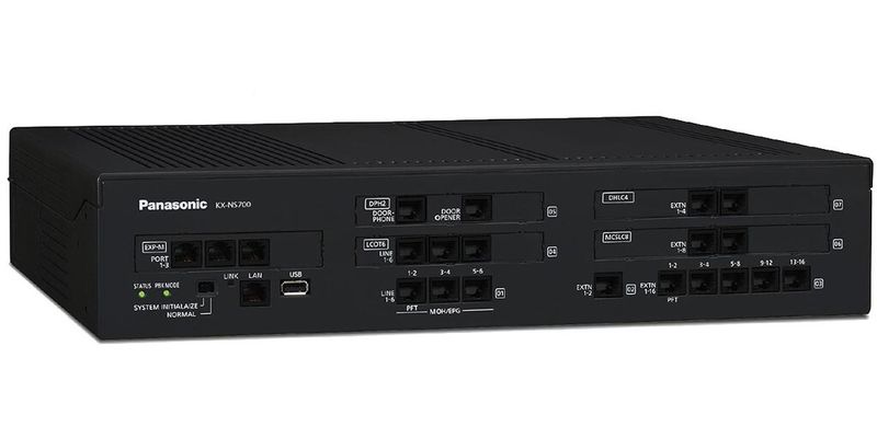 Der Communication Server KX-NS700 unterstützt laut Hersteller Panasonic bis zu 288 Nebenstellen.