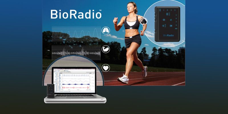 Ideal für unterwegs: Mit dem „BioRadio“-Messgerät lassen sich problemlos alle physiologischen Signale des Menschen wie EKG , EEG, Atmungseigenschaften oder galvanischer Hautwiderstand messen und aufzeichnen