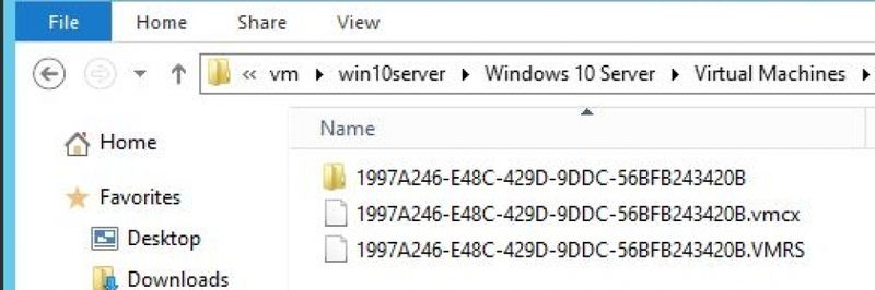 Neues Format für VMs in Windows 10 Server