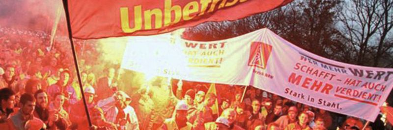 Gewerkschaften sind fester Bestandteil der sozialen Marktwirtschaft, haben ihre Rechte und sind wichtiger Ansprechpartner für die Industrie.