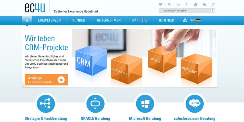 ec4u vergleicht in einer Total Cost of Ownership–Analyse, kurz TCO, CRM-Systeme aus der Cloud und On Premise-Lösungen.