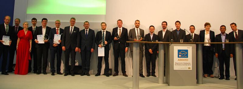 Verleihung des eCarTec Award 2014: die Preisträger