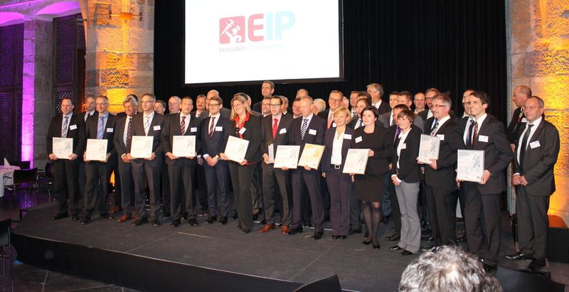 All category winners on stage: The "Toolmaker of the Year" award was celebrated on 4 November 2014 in Aachen.