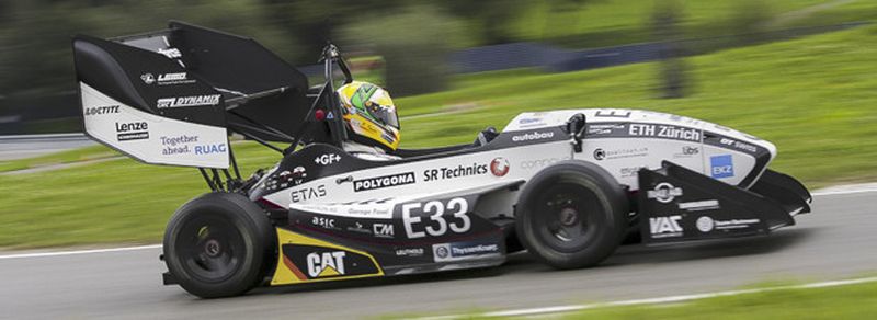 Weltrekord: Der Elektrorennwagen „grimsel“ beschleunigt in 1,785 Sekunden von 0 auf 100 km/h.