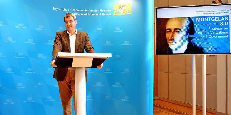 Dr. Markus Söder verkündet fortsetzung des eGovernment-Paktes