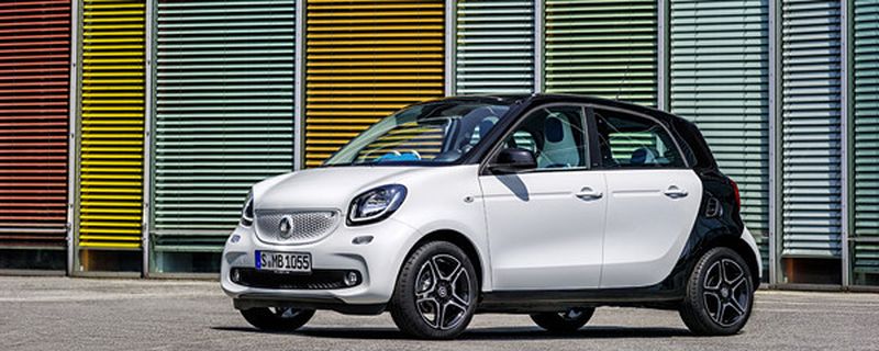 Der Smart Forfour setzt auf Heckantrieb.