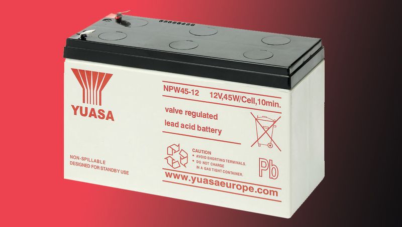 Es handelt sich um Yuasa-Batterien, die AEG Power Solutions als Ersatz empfiehlt.