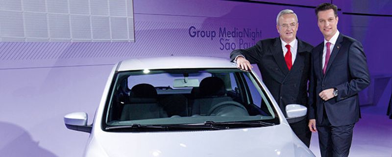 VW-Chef Martin Winterkorn vertraut den Geschäftsbereich Komponente Thomas Schmall an.