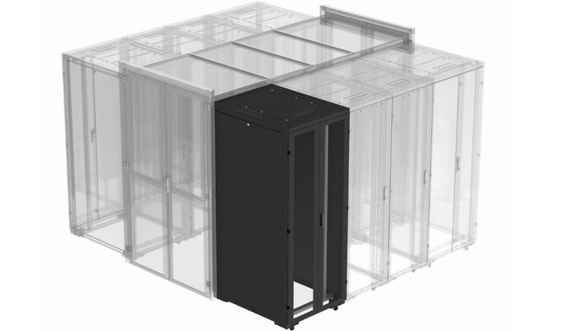 Das modulare Rack-System REC von Eaton bietet 19-Zoll-Geräten Platz, und verbessert gegenüber den Vorgängern das Luftströmungsverhalten.