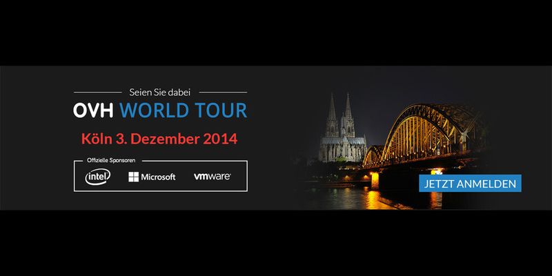 Big Data und Data Mining sind die Top-Themen auf der OVH World Tour in Köln.
