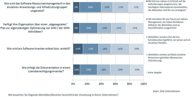 Aktivitäten und Umsetzung von Software Asset Management