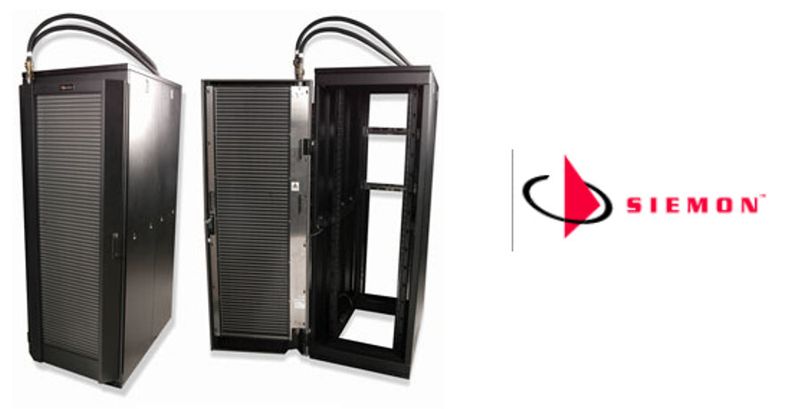 Siemon International ermöglicht mit Iceack-Kühltüren ein Nachrüsten von Racks aus dem eigenen Haus.