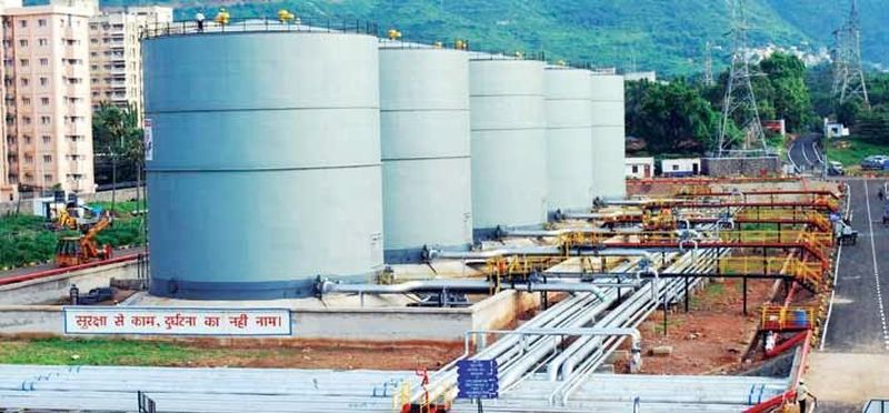 Dyke area of the Black Oil Terminal built in accordance with safety and regulatory requirements