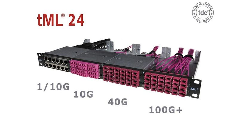 Hersteller TDE bezeichnet sein TML-24-System für die Migration zu höheren Übertragungsraten als Revolution in der Glasfaserverkabelung.