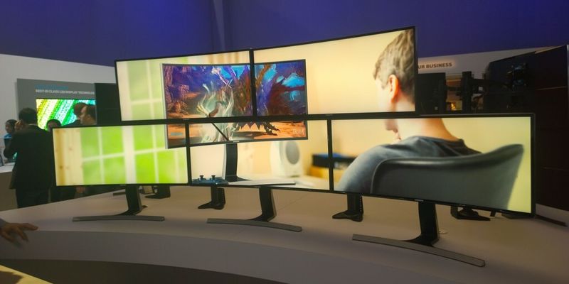Curved-Displays waren ein ganz großes Thema auf der CES.