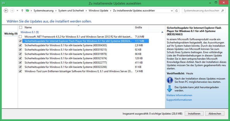 Nur Systeme mit aktiviertem Telnet-Dienst erhalten das einzige kritische Update im Januar 2015.