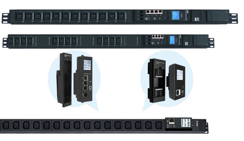 Die PDUs von China-Clever für Rechenzentren erlauben ein Energie-Monitoring des IT-Equipment.
