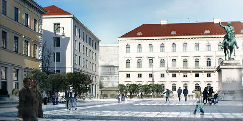 Die Siemens AG baut nicht nur die Medizintechniksparte um, sondern auch die Konzernzentrale in München. Bis 2016 soll die Neugestaltung am Wittelsbacherplatz nach einem Konzept von Henning Larsen Architects umgesetzt werden.