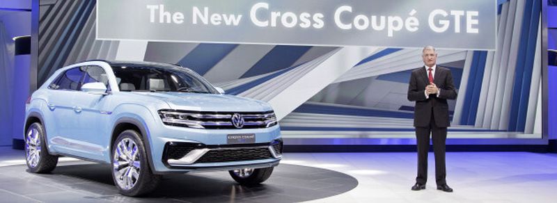Volkswagen auf Detroit Motor Show: Präsentation der Studie Cross Coupé GTE